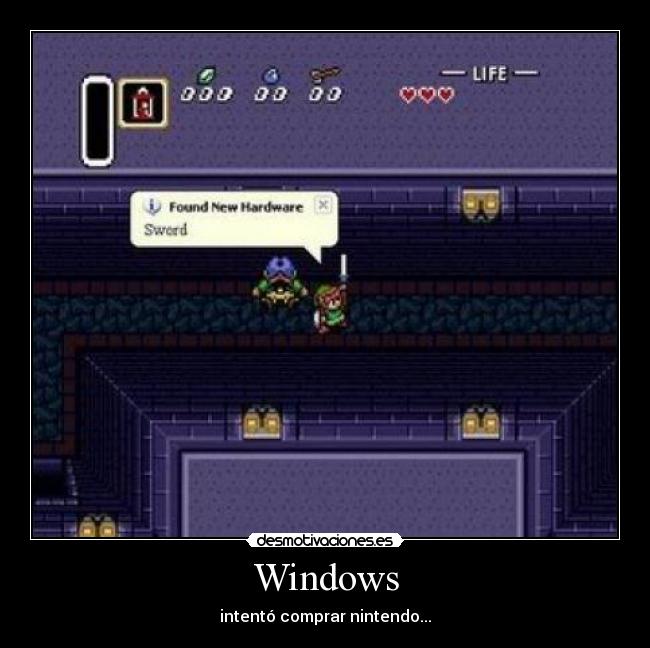 Windows - intentó comprar nintendo...