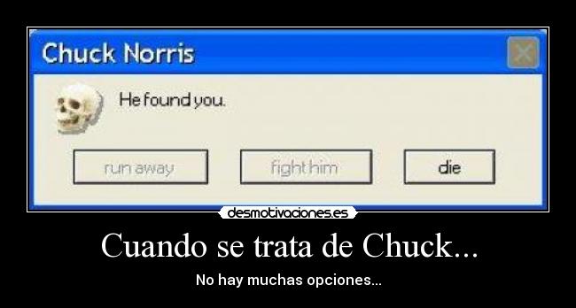 Cuando se trata de Chuck... - 