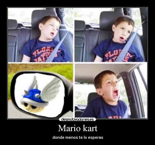 Mario kart - donde menos te lo esperas