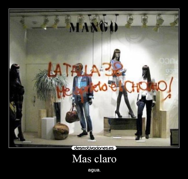 Mas claro - agua.