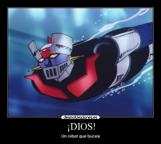 ¡DIOS! - Un robot que bucea