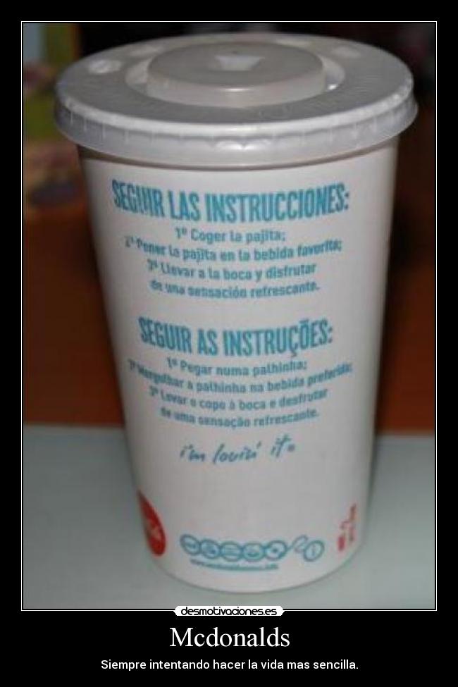 Mcdonalds - Siempre intentando hacer la vida mas sencilla.
