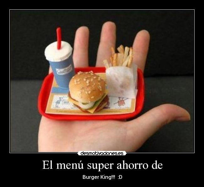 El menú super ahorro de - 