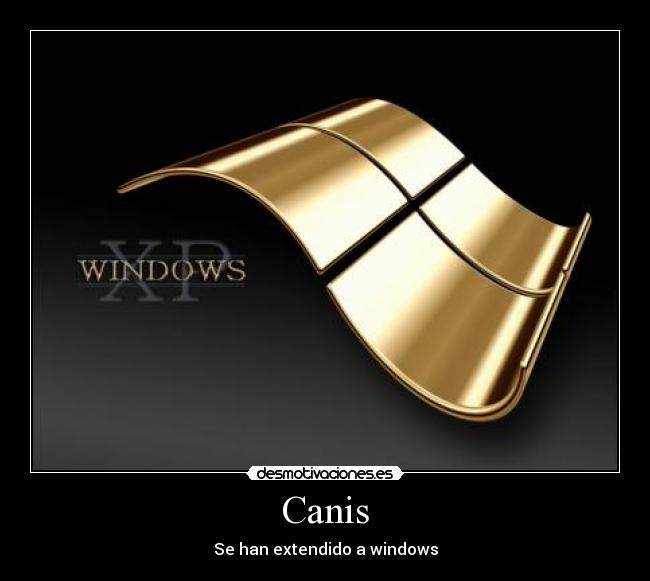 Canis - Se han extendido a windows