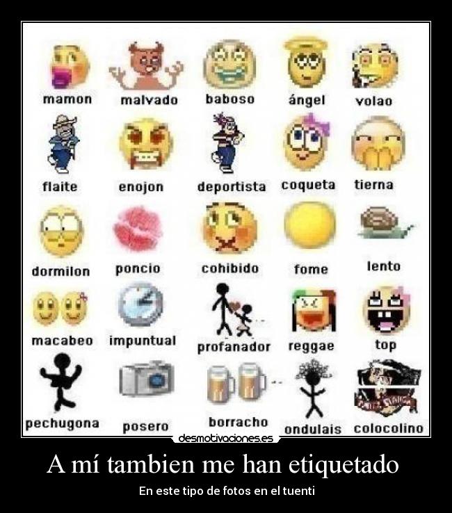 A mí tambien me han etiquetado  - En este tipo de fotos en el tuenti