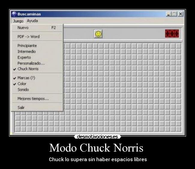 Modo Chuck Norris -