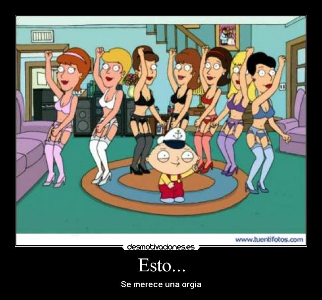 Esto... - Se merece una orgia