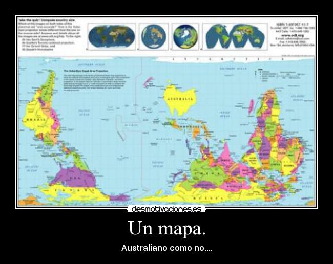 Un mapa. - Australiano como no....