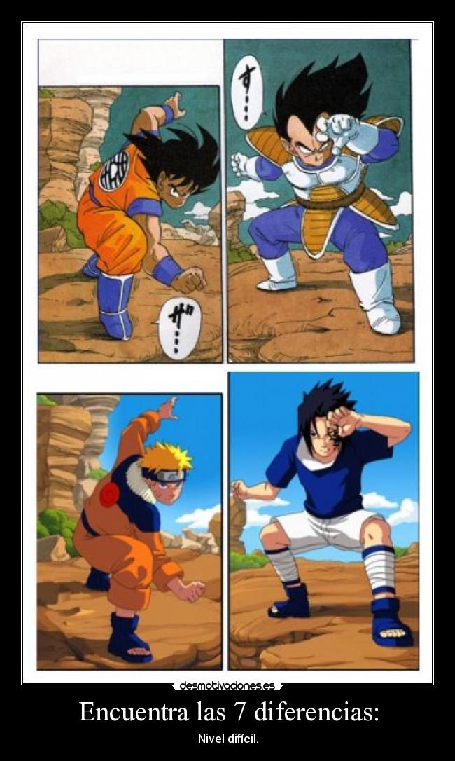 Encuentra las 7 diferencias: -
