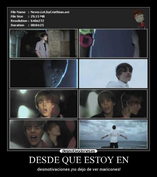 DESDE QUE ESTOY EN - desmotivaciones ¡no dejo de ver maricones!