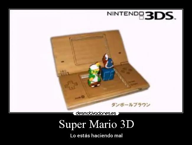 Super Mario 3D - Lo estás haciendo mal