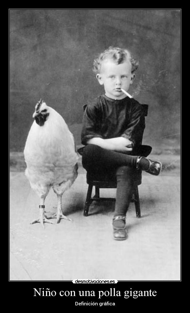 Niño con una polla gigante -