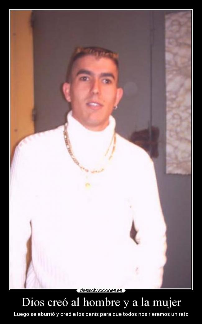 Dios creó al hombre y a la mujer -