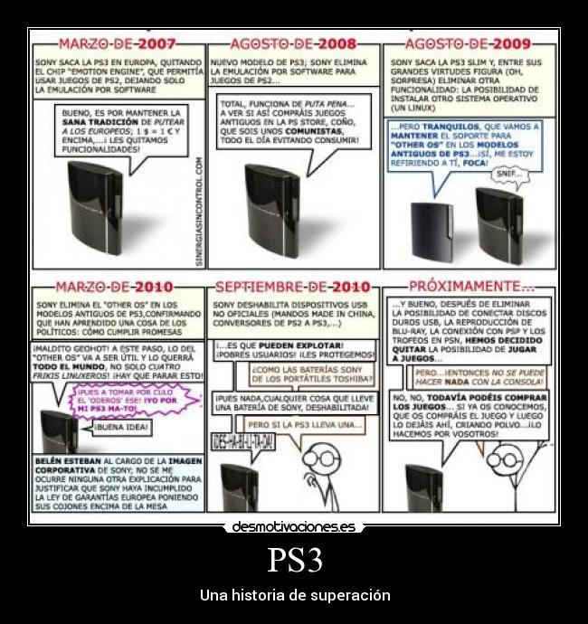 PS3 - Una historia de superación