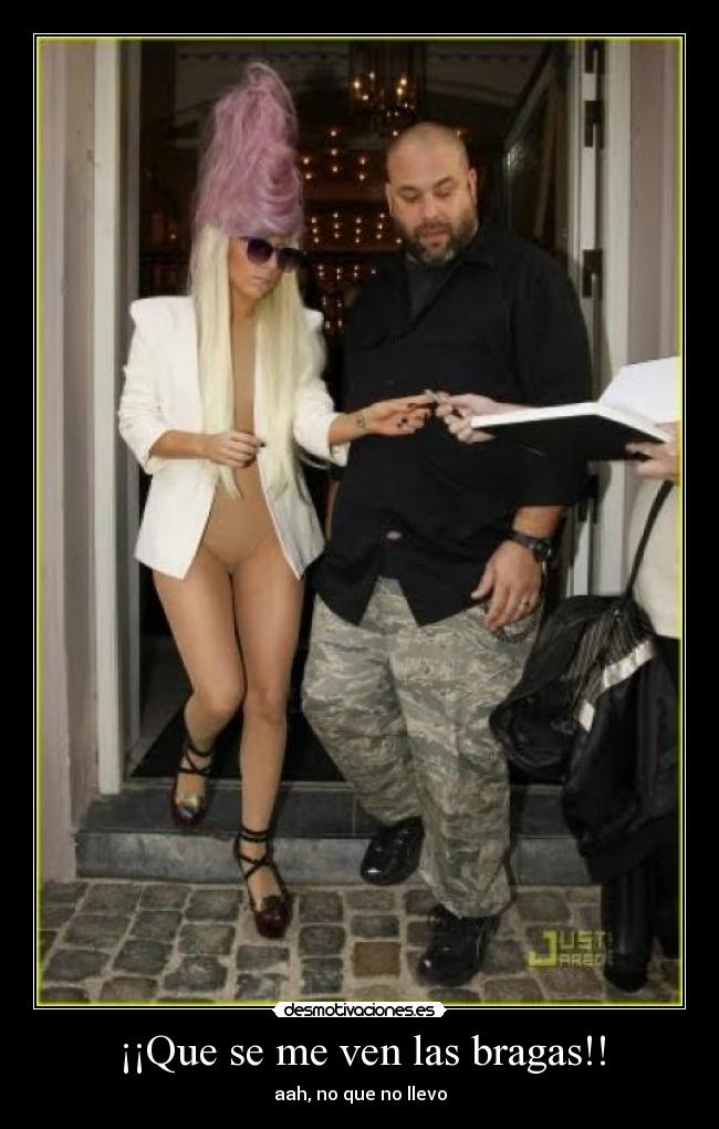 ¡¡Que se me ven las bragas!! - aah, no que no llevo