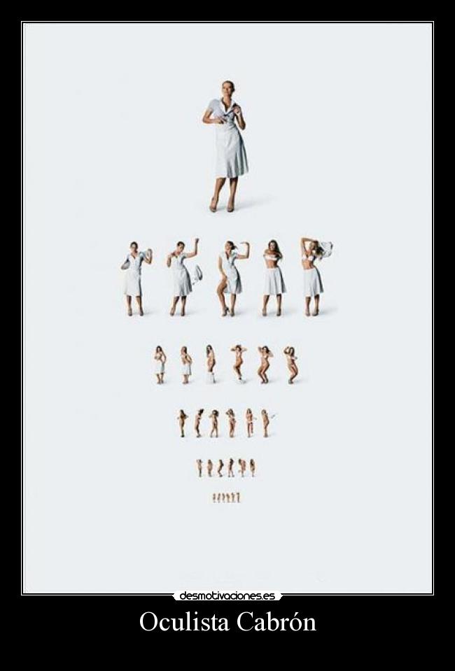 carteles oculista desmotivaciones