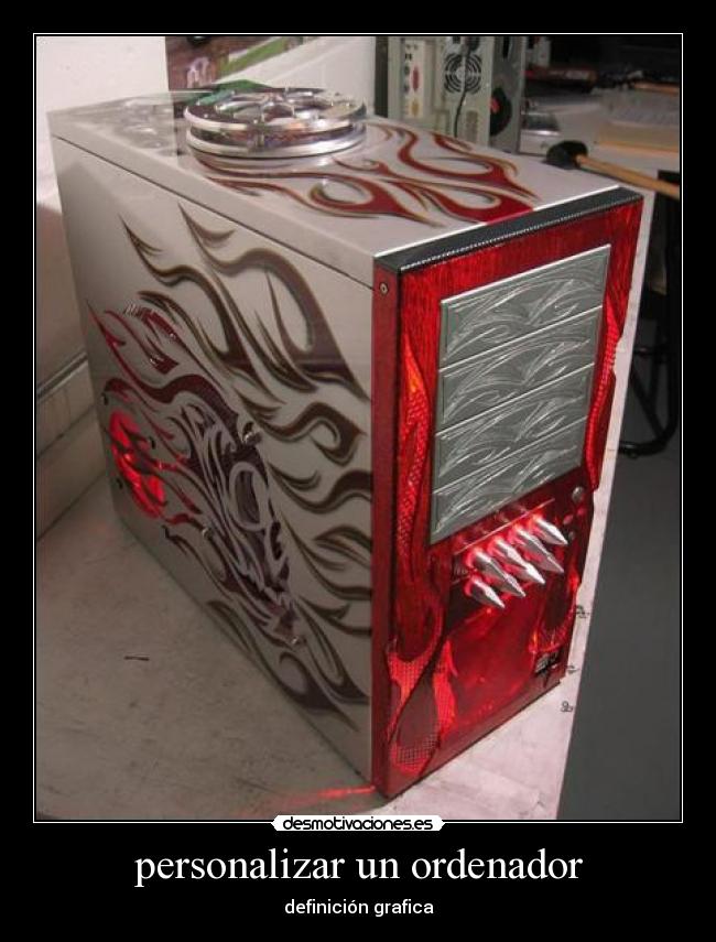 personalizar un ordenador - definición grafica
