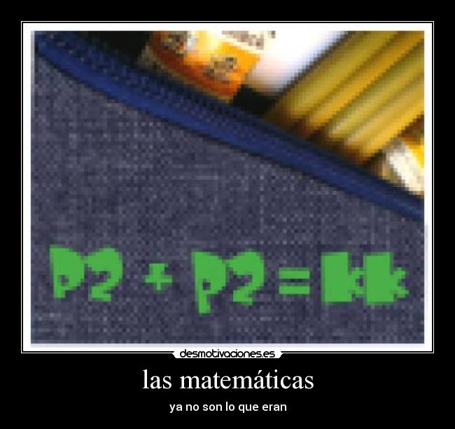 las matemáticas -