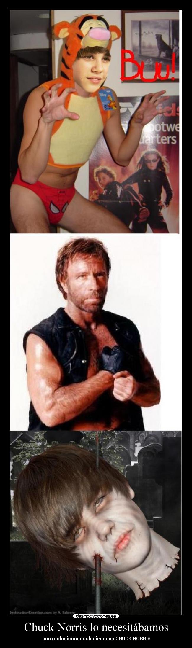 Chuck Norris lo necesitábamos - para solucionar cualquier cosa CHUCK NORRIS