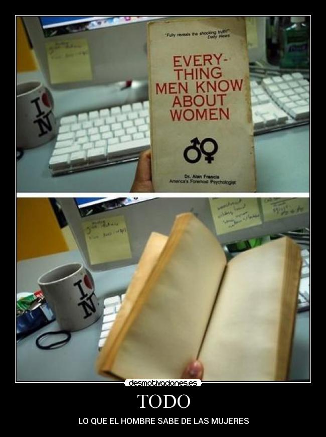 TODO - LO QUE EL HOMBRE SABE DE LAS MUJERES