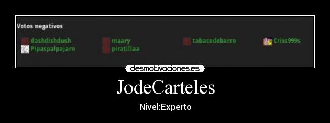 JodeCarteles - 