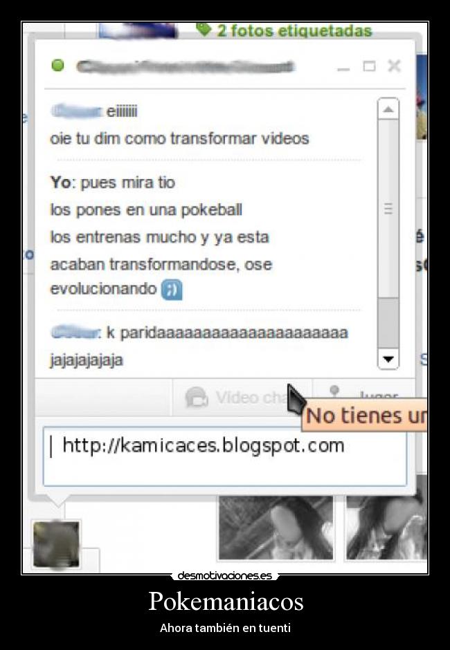 Pokemaniacos - Ahora también en tuenti