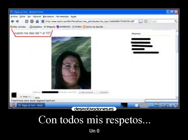 Con todos mis respetos... - Un 0