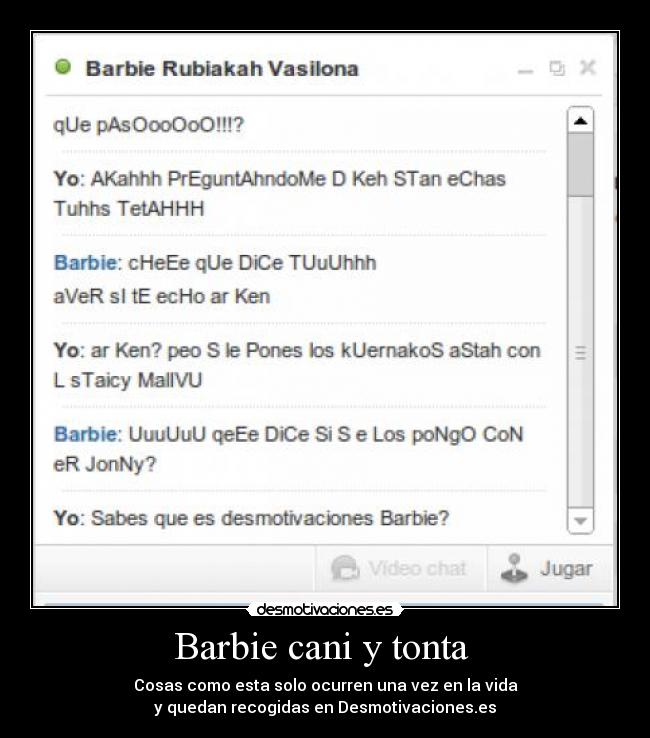 Barbie cani y tonta -