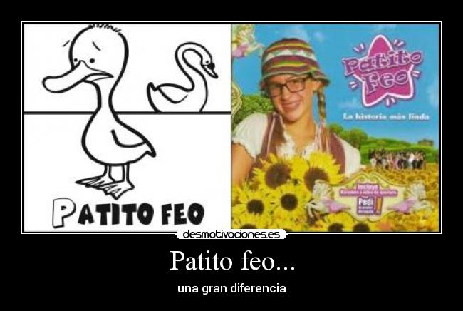 carteles patito feo desmotivaciones