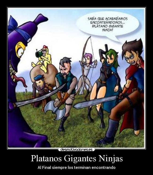 Platanos Gigantes Ninjas - 