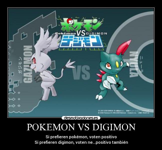 carteles pokemon pokemon digimon desmotivaciones