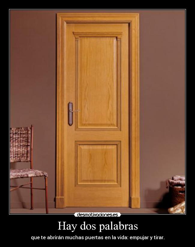 Hay dos palabras -