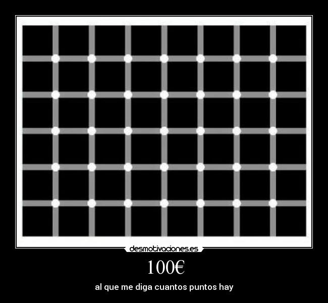 100€ - al que me diga cuantos puntos hay