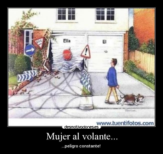 Mujer al volante... - 