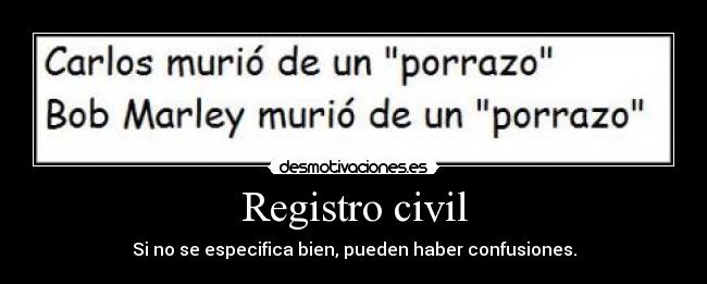 Registro civil -