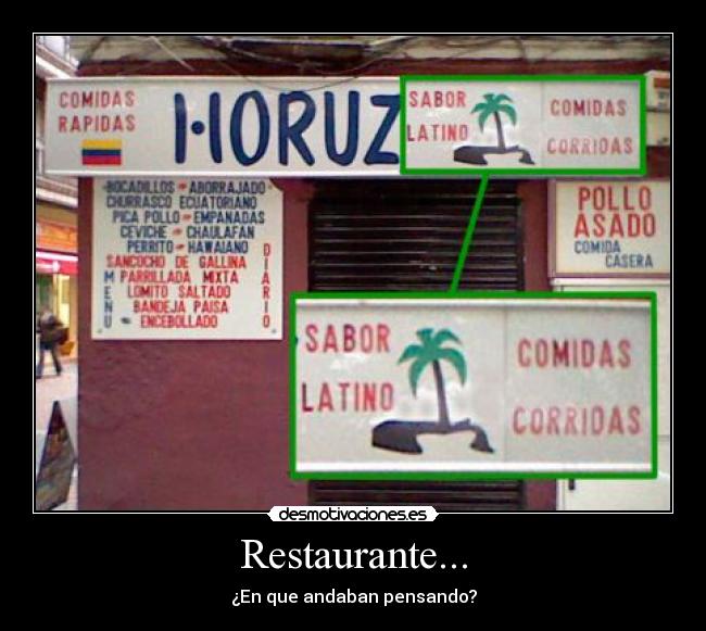 Restaurante... -