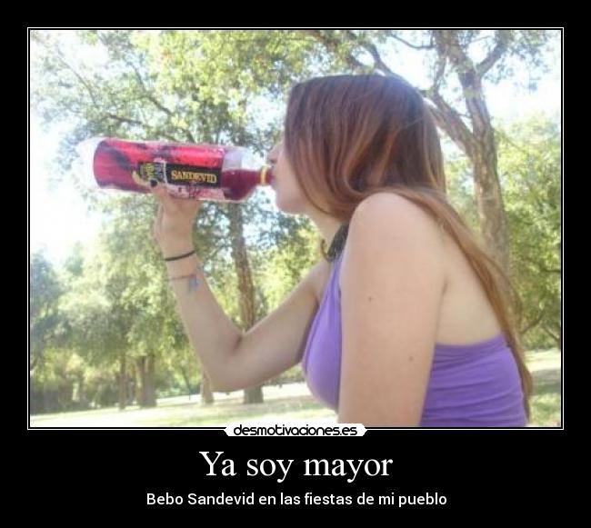 Ya soy mayor - Bebo Sandevid en las fiestas de mi pueblo