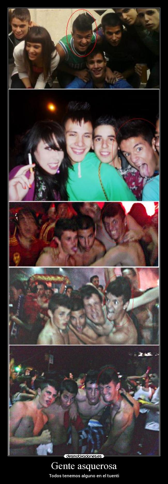 Gente asquerosa - Todos tenemos alguno en el tuenti