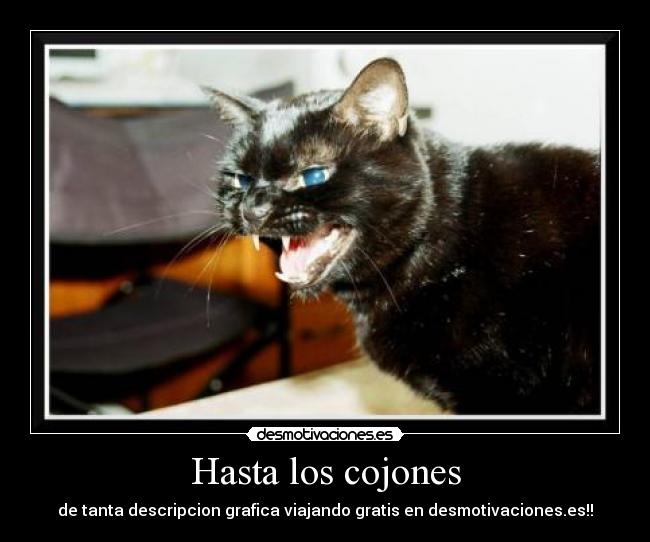 Hasta los cojones - 