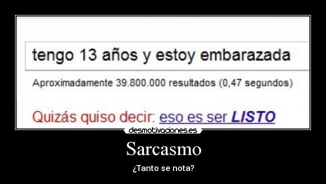Sarcasmo -