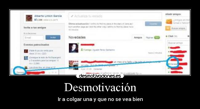 Desmotivación - Ir a colgar una y que no se vea bien