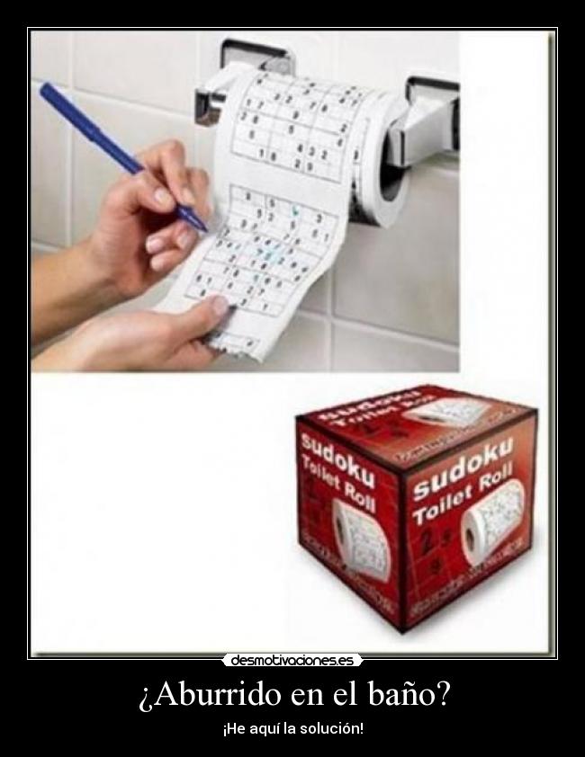 ¿Aburrido en el baño? - 