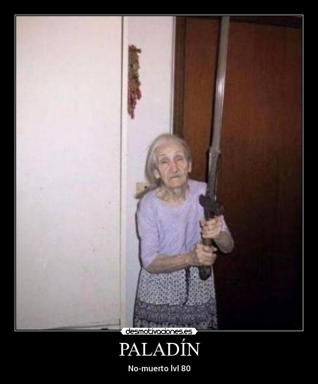 carteles wow paladin desmotivaciones