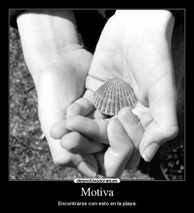 Motiva - Encontrarse con esto en la playa.
