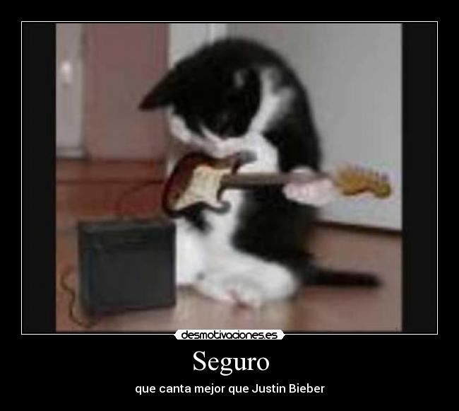 Seguro - que canta mejor que Justin Bieber