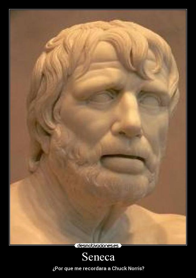 Seneca - ¿Por que me recordara a Chuck Norris?