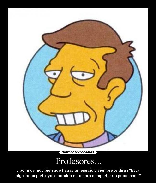 Profesores... -