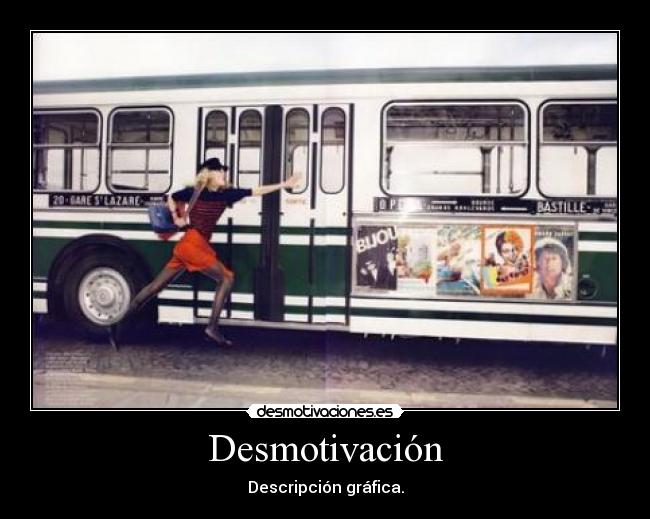 carteles bus perder correr desmotivaciones