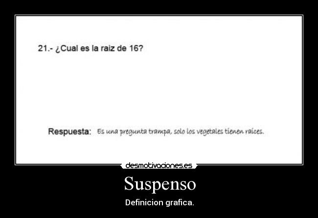 Suspenso -