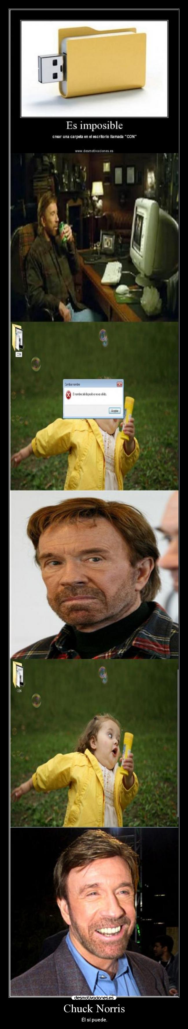 carteles chuk norris desmotivaciones